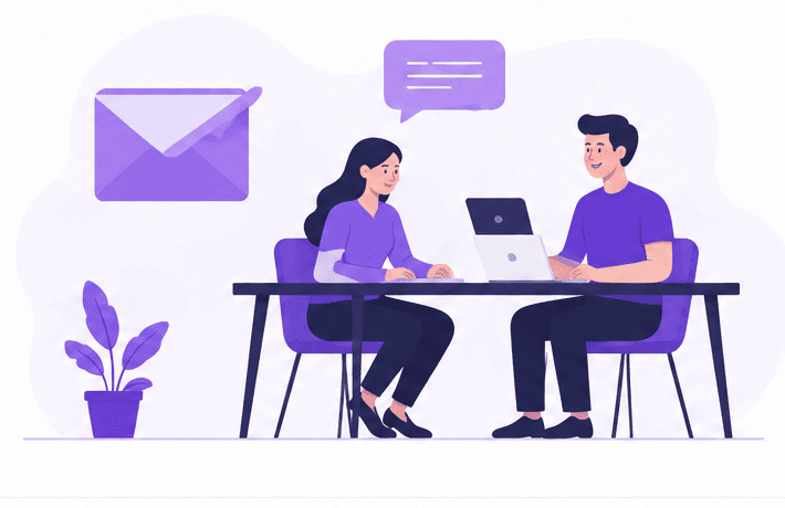 LearningWave contact illustration